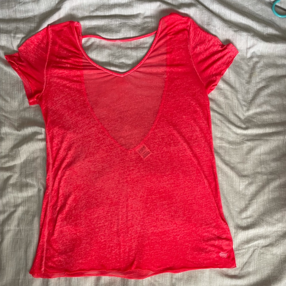 VS PINK - V neck tee